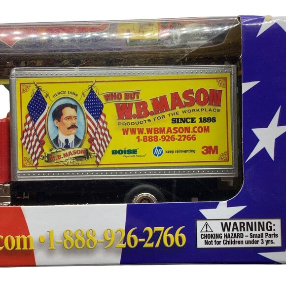 W.B. Mason Die-Cast Delivery Truck Toy Age 3+ 6” Cleveland Indians - Picture 2 of 6